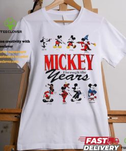 Disney Mickey Mouse through the Years shirt