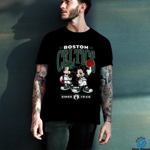 Disney Mickey NBA Basketball Boston Celtics T Shirt
