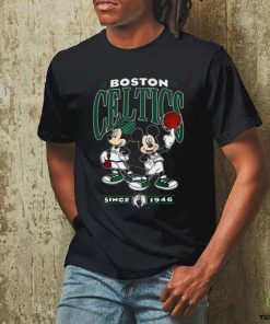 Disney Mickey NBA Basketball Boston Celtics T Shirt