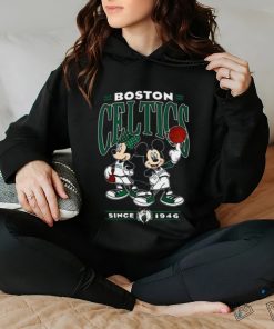 Disney Mickey NBA Basketball Boston Celtics T Shirt