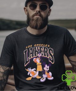 Disney Mickey Squad Los Angeles Lakers T shirt 3 Disney Mickey Squad Los Angeles Lakers T shirt