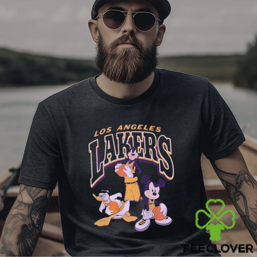 Disney Mickey Squad Los Angeles Lakers T shirt Disney Mickey Squad Los Angeles Lakers T shirt