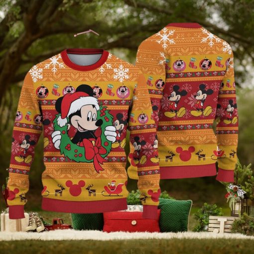 Disney Mickey Style 6 Ugly Christmas Sweater Holiday For Men And Women