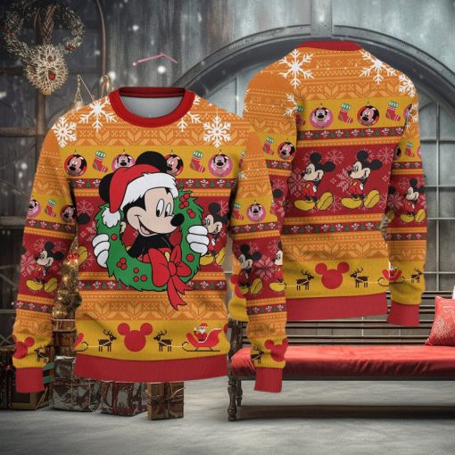 Disney Mickey Style 6 Ugly Christmas Sweater Holiday For Men And Women