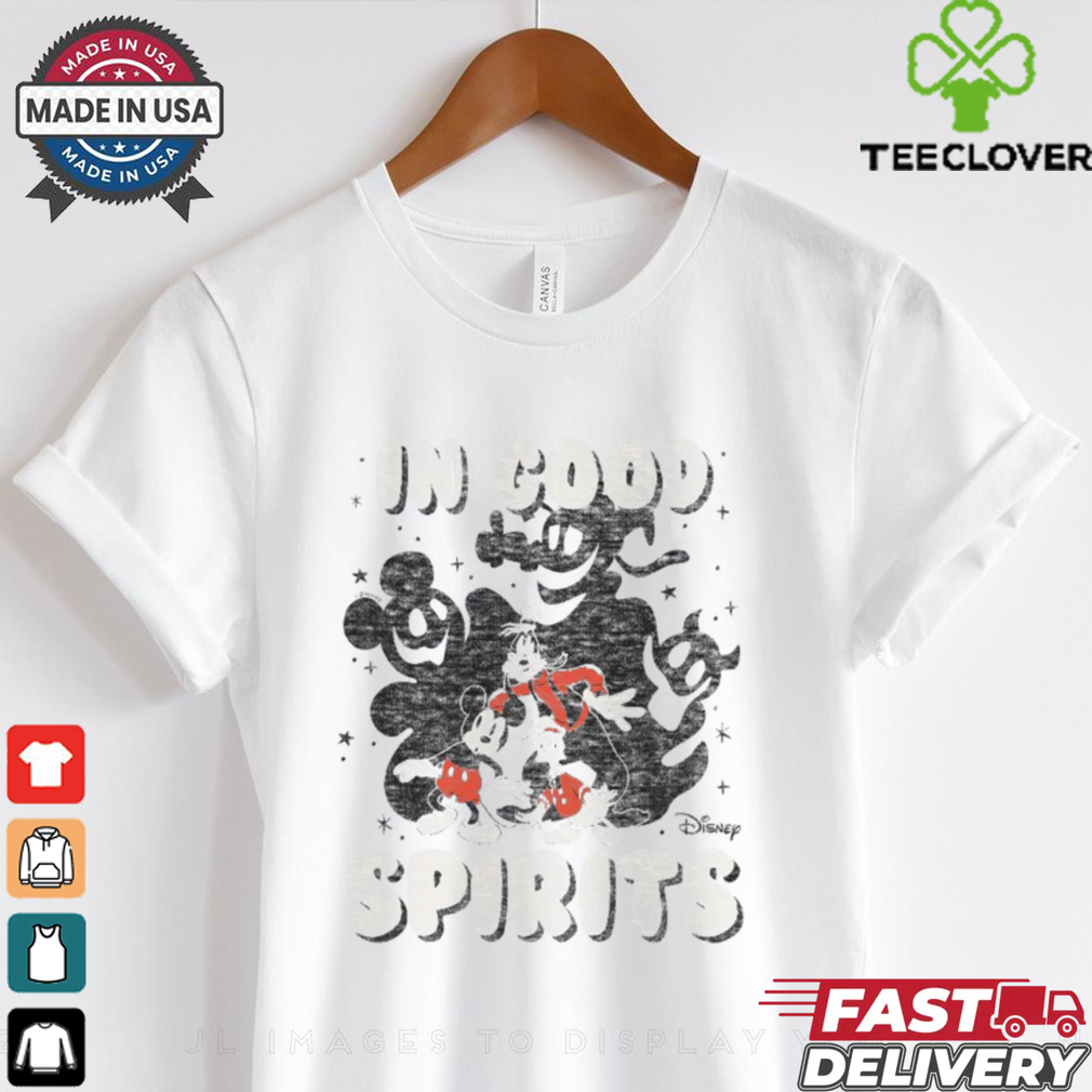Disney Mickey and Friends In Good Spirits T Shirt Disney Mickey and Friends In Good Spirits T Shirt