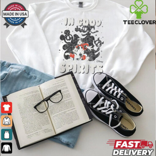 Disney Mickey and Friends In Good Spirits T Shirt
