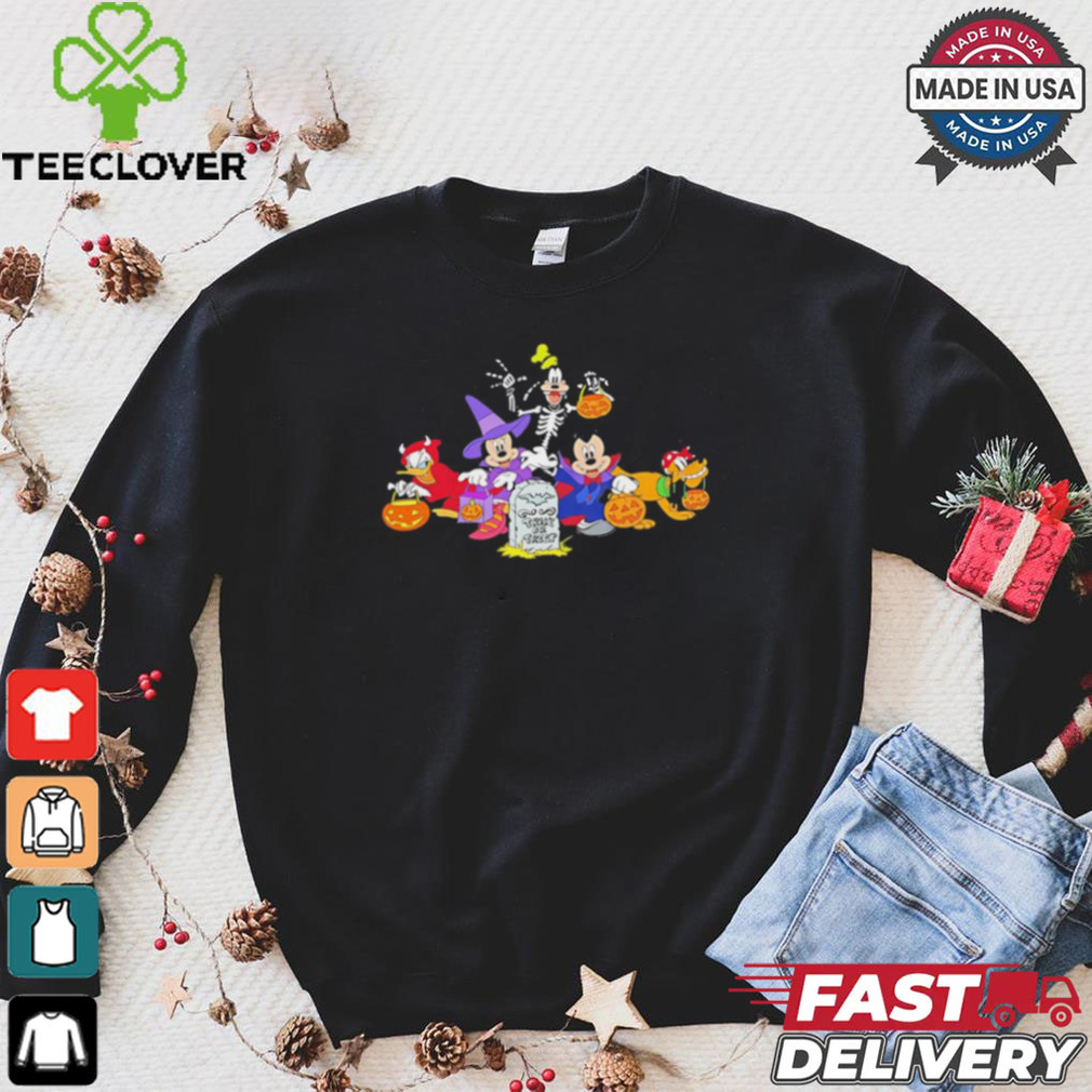Disney Mickey and friends Halloween Trick or Treat shirt Disney Mickey and friends Halloween Trick or Treat shirt