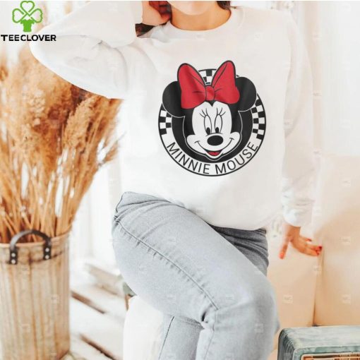 Disney Minnie Mouse Head Checkerboard T hoodie, sweater, longsleeve, shirt v-neck, t-shirt