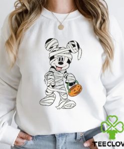 Disney Mummy Mickey And Minnie Halloween Shirt, Disney Halloween Matching Trip Tee