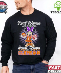Disney Real women love football smart women love Clemson Tigers shirt