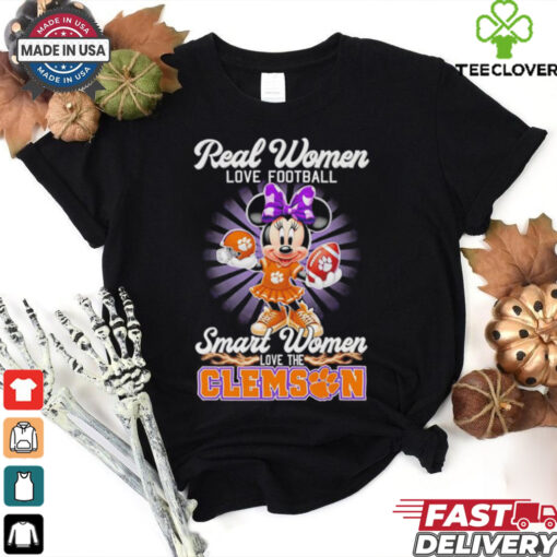 Disney Real women love football smart women love Clemson Tigers shirt