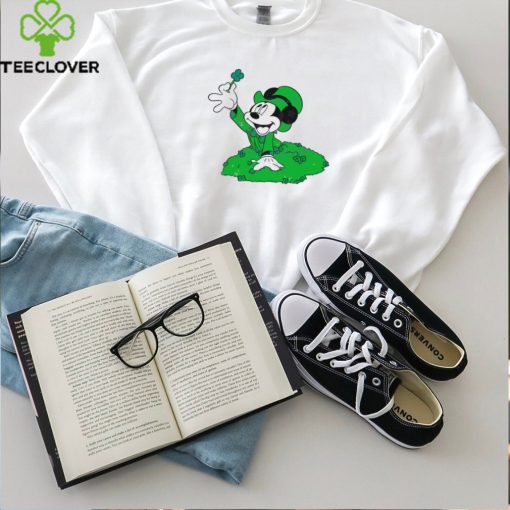 Disney Retro Mickey Mouse Four Leaf Clover hoodie, sweater, longsleeve, shirt v-neck, t-shirt