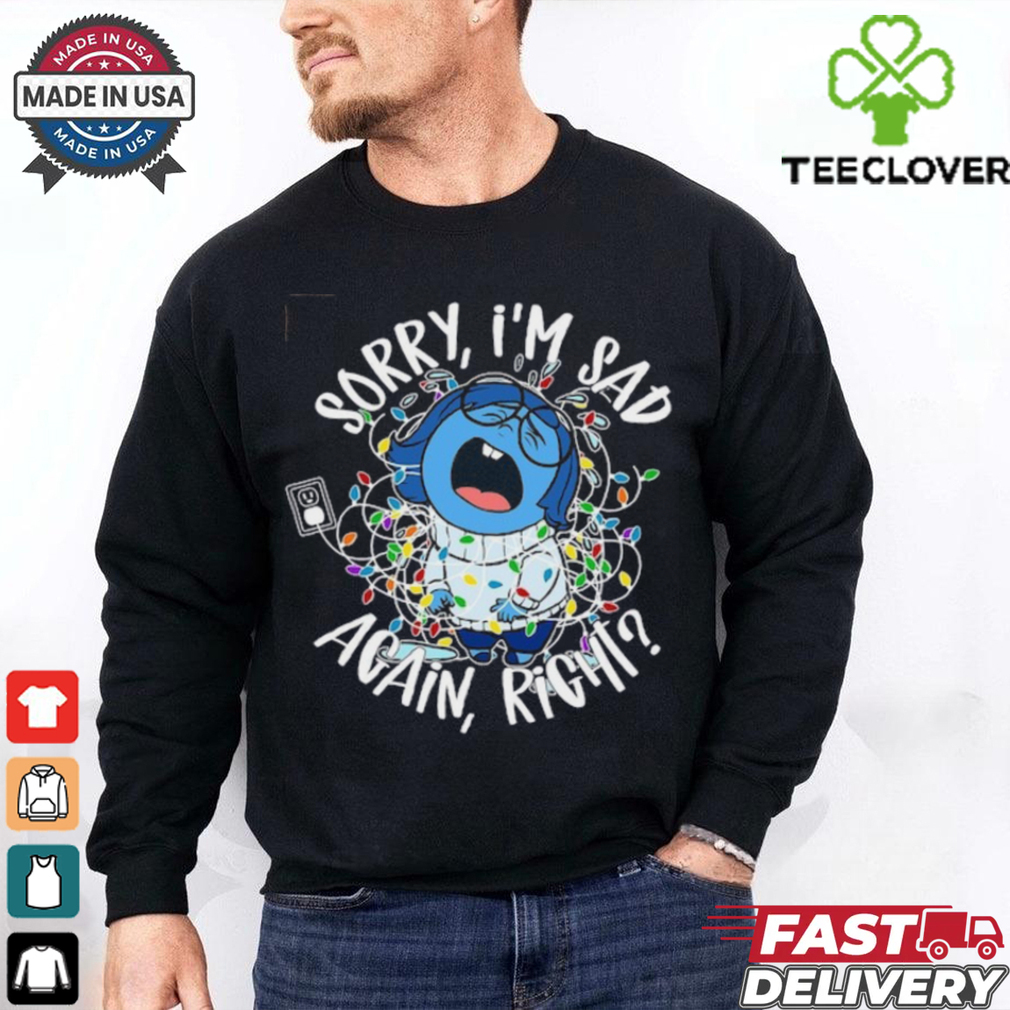Disney Sadness Christmas Shirt, Inside Out Christmas Shirt Disney Sadness Christmas Shirt, Inside Out Christmas Shirt