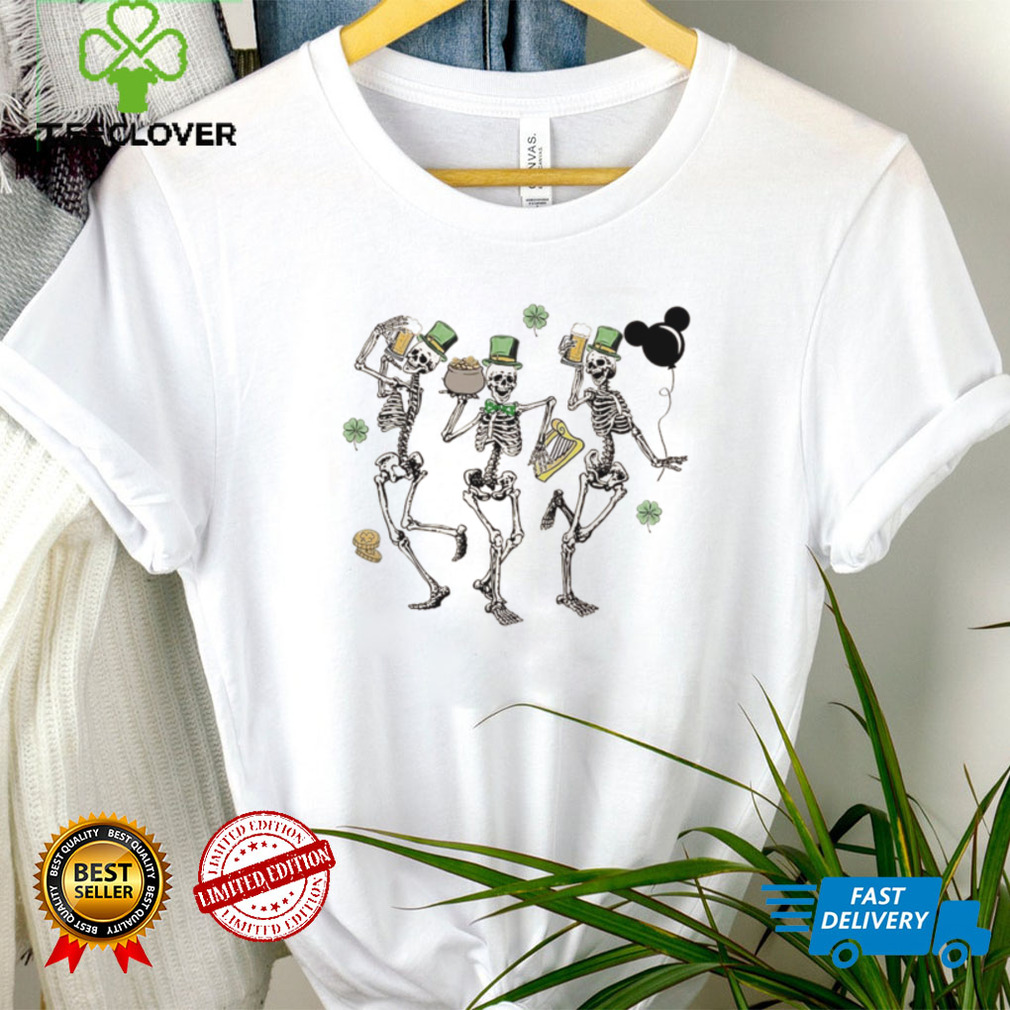 Disney Skeleton St Patrick’s Day Dancing Shirt