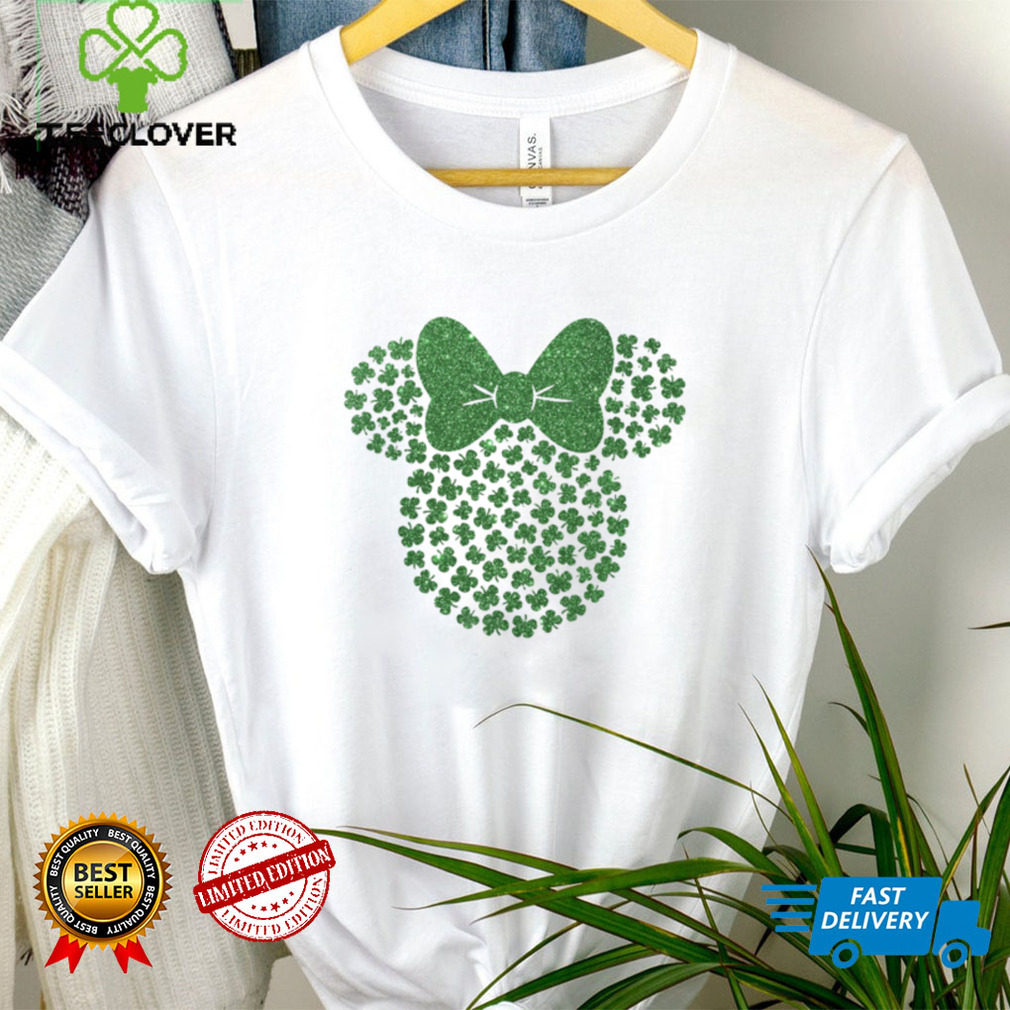 Disney St Patricks Day Shamrock Minnie Shirt