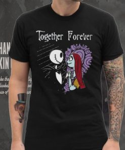 Disney The Nightmare Before Christmas Jack And Sally Together T Shirt