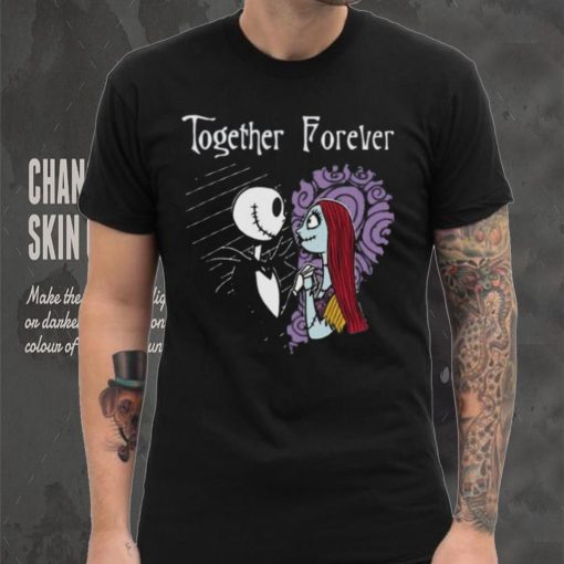 Disney The Nightmare Before Christmas Jack And Sally Together T Shirt