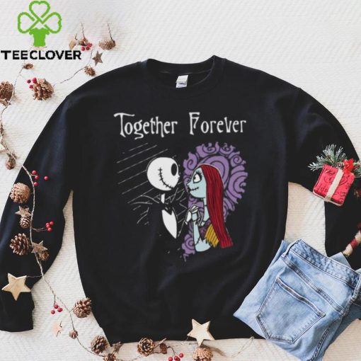 Disney The Nightmare Before Christmas Jack And Sally Together T Shirt