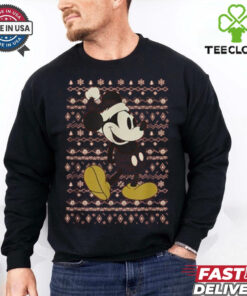 Disney Vintage Mickey Mouse Holiday T Shirt