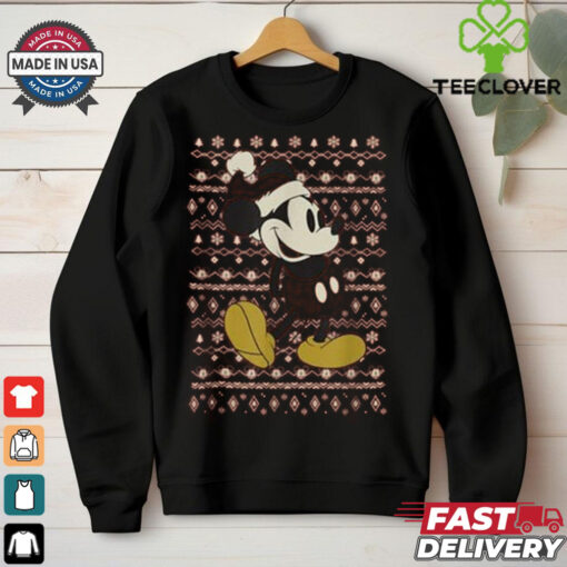 Disney Vintage Mickey Mouse Holiday T Shirt