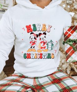 Disney merry Christmas Mickey and Minnie santa hoodie, sweater, longsleeve, shirt v-neck, t-shirt