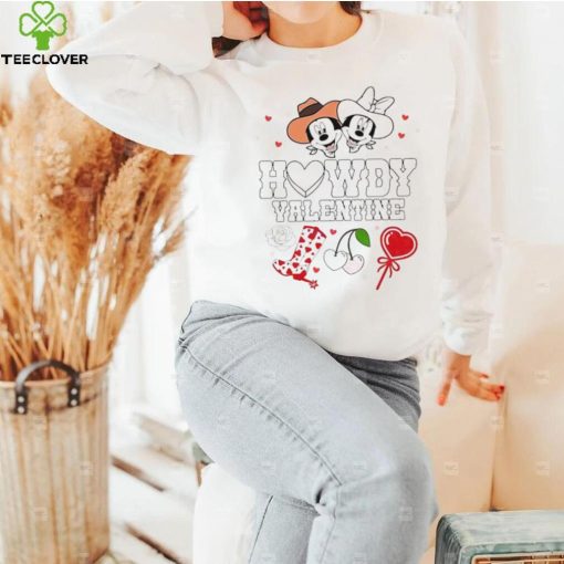 Disney western howdy Valentine hoodie, sweater, longsleeve, shirt v-neck, t-shirt