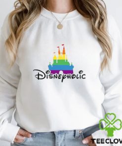 Disneyholic Sweatshirt Disney Watercolor Castle Minnie T Shirt Unisex