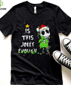 Disneyland Jack Skellington Oogie Boogie Is This Jolly Enough The Nightmare Before Christmas Shirt