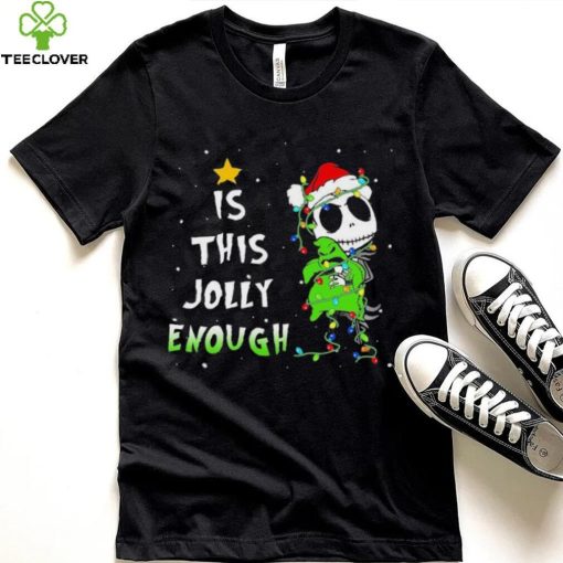 Disneyland Jack Skellington Oogie Boogie Is This Jolly Enough The Nightmare Before Christmas Shirt