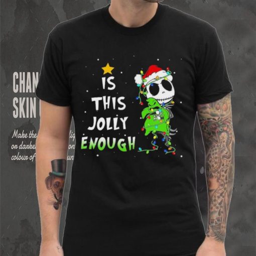 Disneyland Jack Skellington Oogie Boogie Is This Jolly Enough The Nightmare Before Christmas Shirt