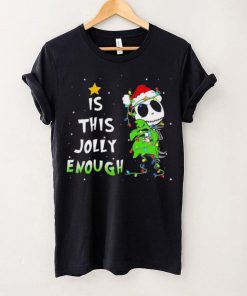 Disneyland Jack Skellington Oogie Boogie Is This Jolly Enough The Nightmare Before Christmas Shirt