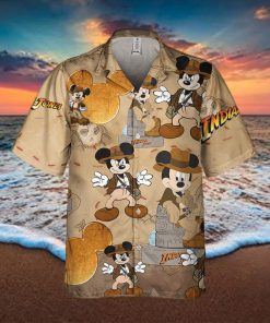 Disneyland Mickey Mouse Indiana Jones Adventure Disney Hawaiian Shirt