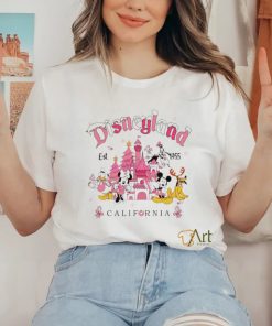 Disneyland Pink Christmas California Est 1955 shirt