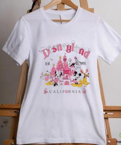 Disneyland Pink Christmas California Est 1955 hoodie, sweater, longsleeve, shirt v-neck, t-shirt