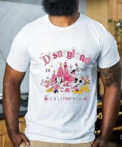 Disneyland Pink Christmas California Est 1955 hoodie, sweater, longsleeve, shirt v-neck, t-shirt