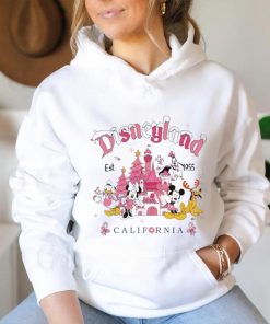 Disneyland Pink Christmas California Est 1955 hoodie, sweater, longsleeve, shirt v-neck, t-shirt