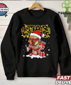 Disneyland Star wars Christmas Boba Fett shirt 1 Disneyland Star wars Christmas Boba Fett shirt