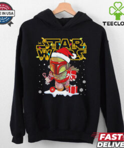Disneyland Star wars Christmas Boba Fett shirt 2 Disneyland Star wars Christmas Boba Fett shirt