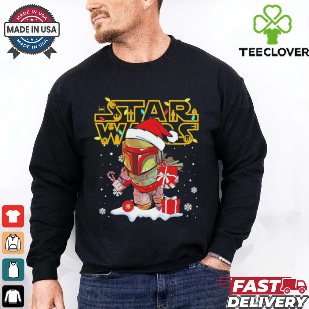 Disneyland Star wars Christmas Boba Fett shirt Disneyland Star wars Christmas Boba Fett shirt