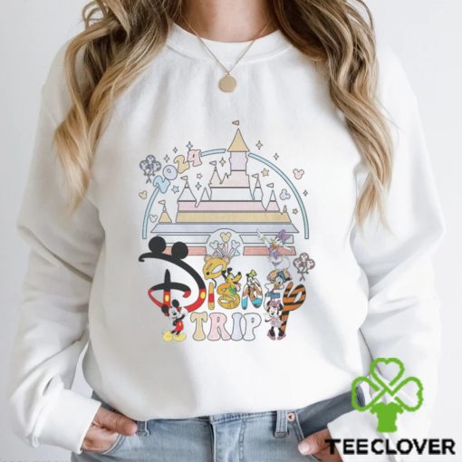 Disneyland Trip Family 2024 Shirt Vacation Matching First Hoodie T Shirt