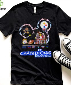 Disneyland X Pittsburgh Steelers Champions Super Bowl 6X shirt 2 Disneyland X Pittsburgh Steelers Champions Super Bowl 6X shirt