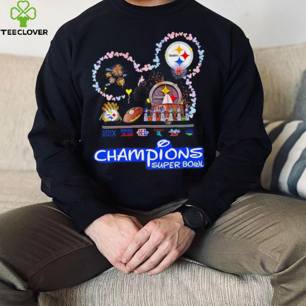 Disneyland X Pittsburgh Steelers Champions Super Bowl 6X shirt Disneyland X Pittsburgh Steelers Champions Super Bowl 6X shirt