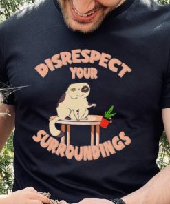 Disrespect Your Surroundings, Cat Shirt, Cat Lover, Funny Shirt