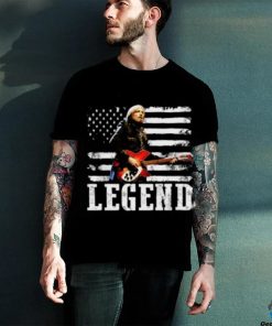 Distressed American Flag Tom Legend Petty Musican Notorious Artist Transparent T shirt