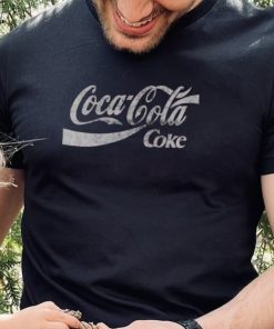 Distressed Logo Coca Cola T Shirt