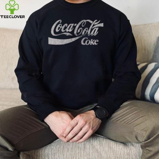 Distressed Logo Coca Cola T Shirt