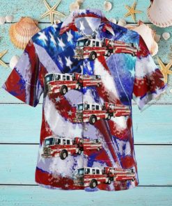 District Heights Maryland District Heights Career Fire Station 26 4th Of July Hawaiian Shirt