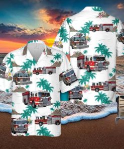 District of North Vancouver Fire and Rescue Aloha Hawaiian Shirt Beach Gift Short Sleeve Shirt