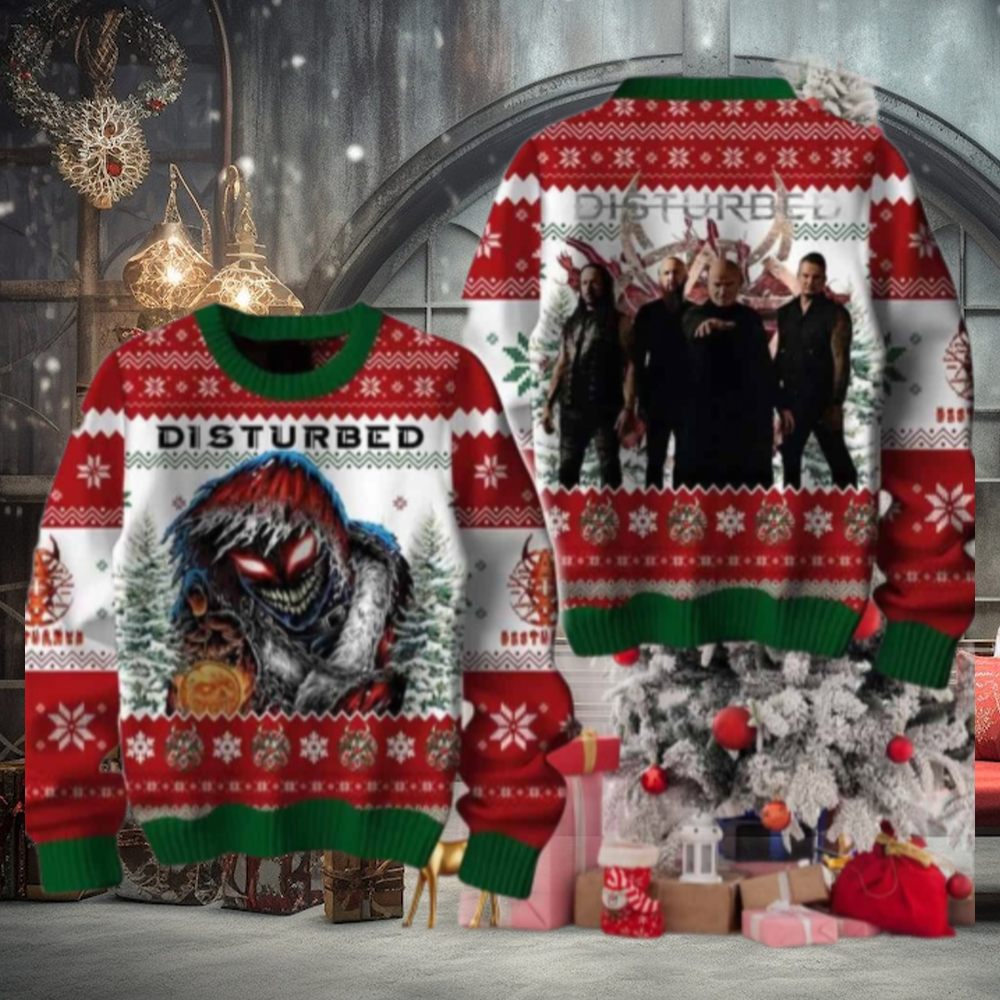 Disturbed Forever Fan 2024 Chirstmas Gifts 2024 Xmas For Family And Friends Ugly Sweater Disturbed Forever Fan 2024 Chirstmas Gifts 2024 Xmas For Family And Friends Ugly Sweater