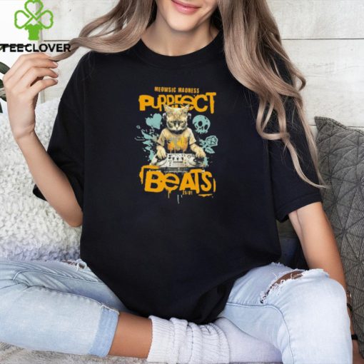 Dj Cat Meowsic Madness Purrfect Beats T Shirt